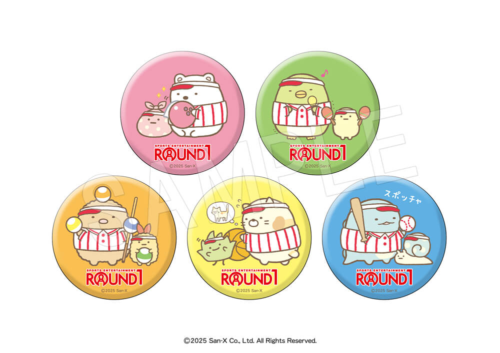 トレーディング缶バッジ　ROUND1ver.（全5種）